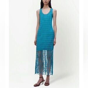 Jonathan Simkhai Janette Fringe Dress